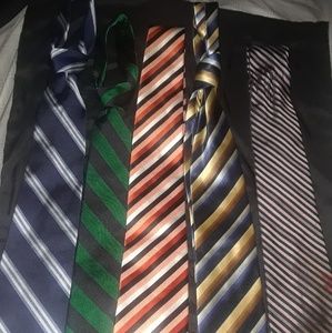 Neck ties/ 5 different brands 1 purchase 5 ties